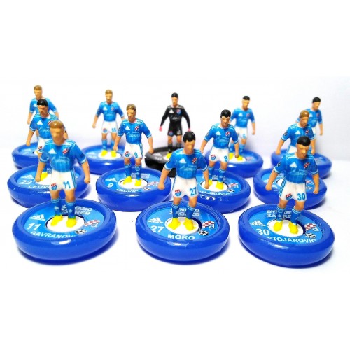 Subbuteo Andrew Table Soccer Dynamo Zagreb 2019-2020 Champions League kit on WSB Professional Bases